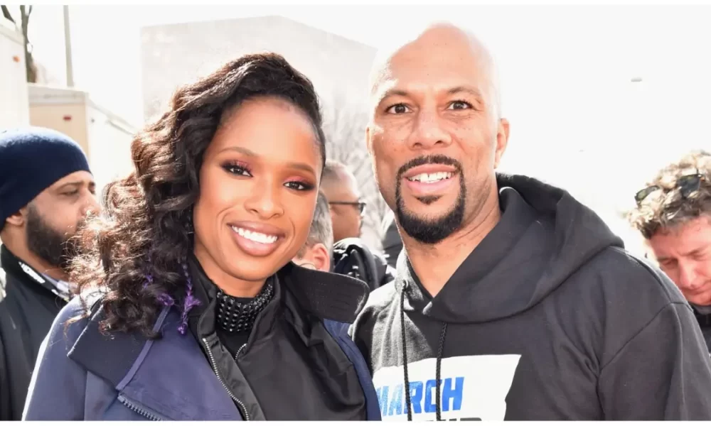 Jennifer Hudson speaks on working with Common amid breakup rumors.