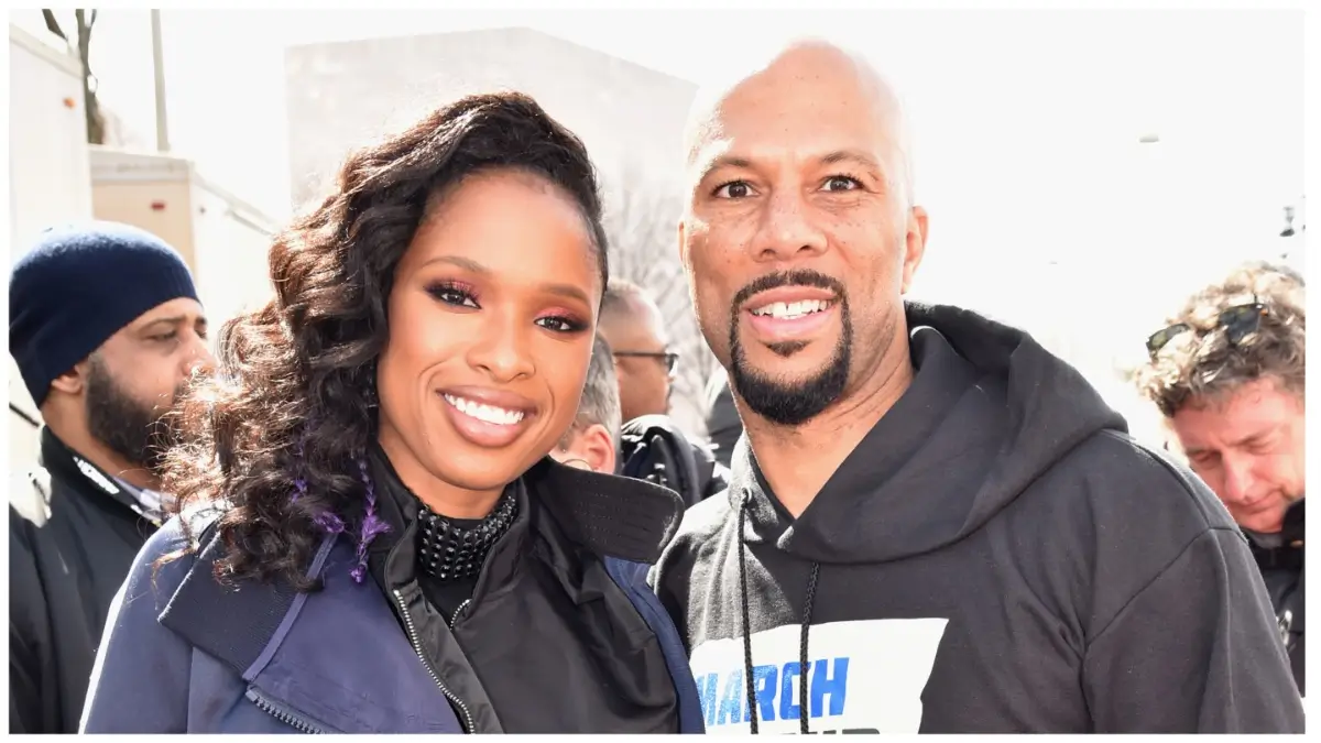 Jennifer Hudson speaks on working with Common amid breakup rumors.