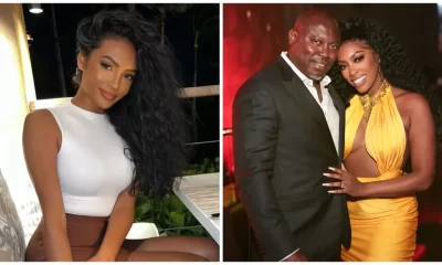 Falynn Pina (left), the ex-wife of Simon Guobadia, accuses his current wife Porsha Williams (right) of dating her ex while they were still married.