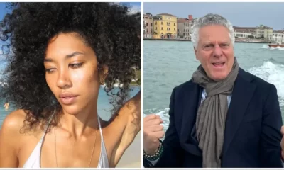 Model Aoki Lee Simmons, 21 (left), and restaurateur Vittorio Assaf (right), 64, are reportedly dating