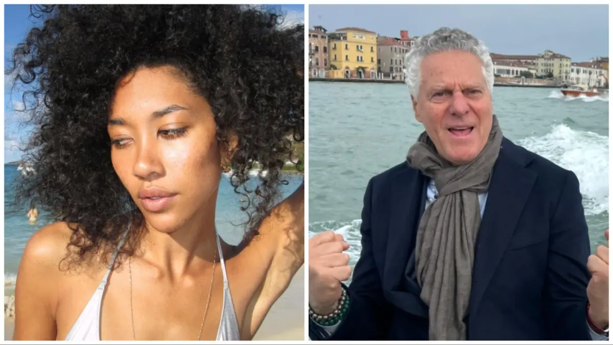 Model Aoki Lee Simmons, 21 (left), and restaurateur Vittorio Assaf (right), 64, are reportedly dating