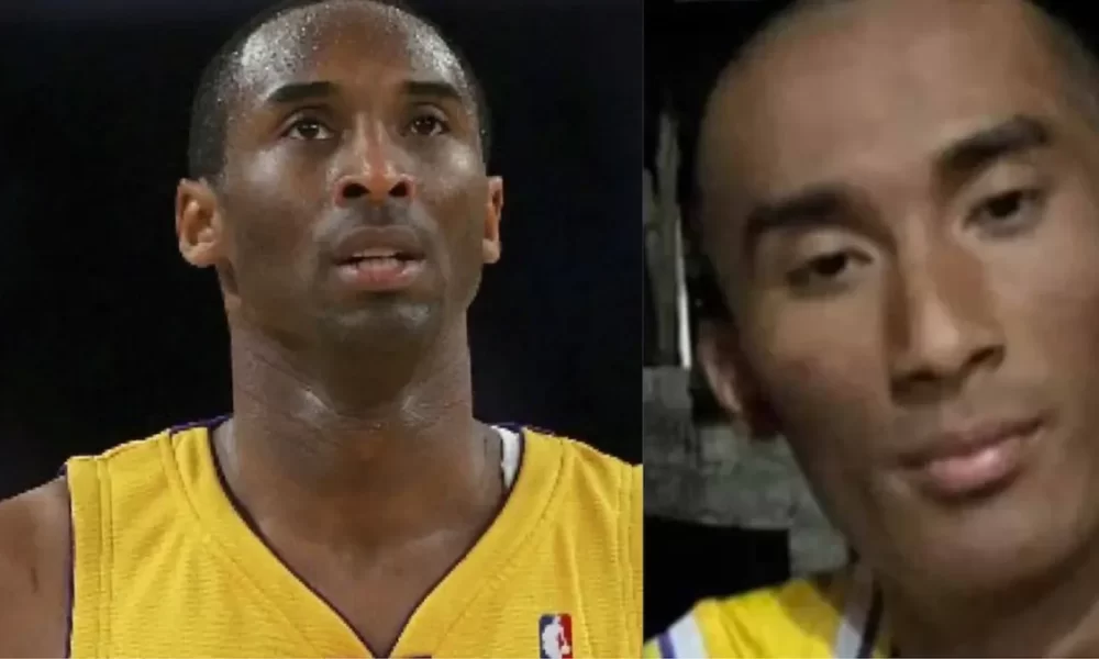 Kobe Bryant and Ma Jinghui (Photo: Lisa Blumenfeld/Getty Images Sports via Getty Images/Douyin)