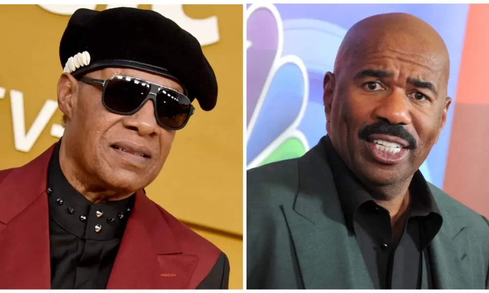 Stevie Wonder and Steve Harvey have