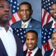 Burgess Owens (Utah), John James (Mich.), Wesley Hunt (Texas) and Rep. Byron Donalds