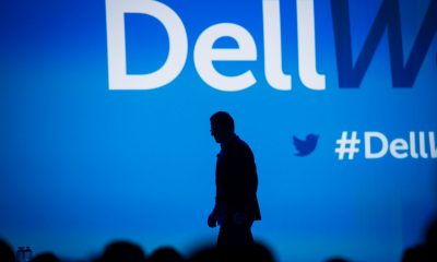 The silhouette of Michael Dell, founder and chief executive officer of Dell Inc.. (Matthew Busch/Bloomberg via Getty Images)