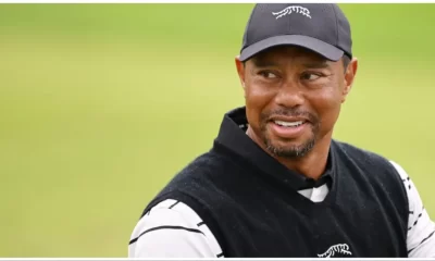 tiger woods swollen face