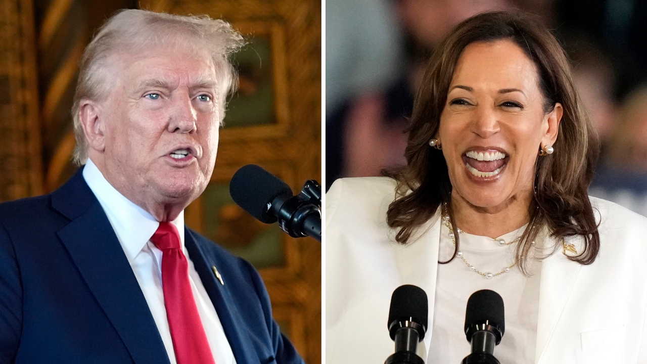 Kamala Harris, Donald Trump, AP