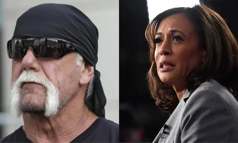 Hulk Hogan’s Wild Body Slam Suggestion for Kamala Harris Leaves His Biopic on the Cutting Room Floor (Photos: AP Photo/Chris O