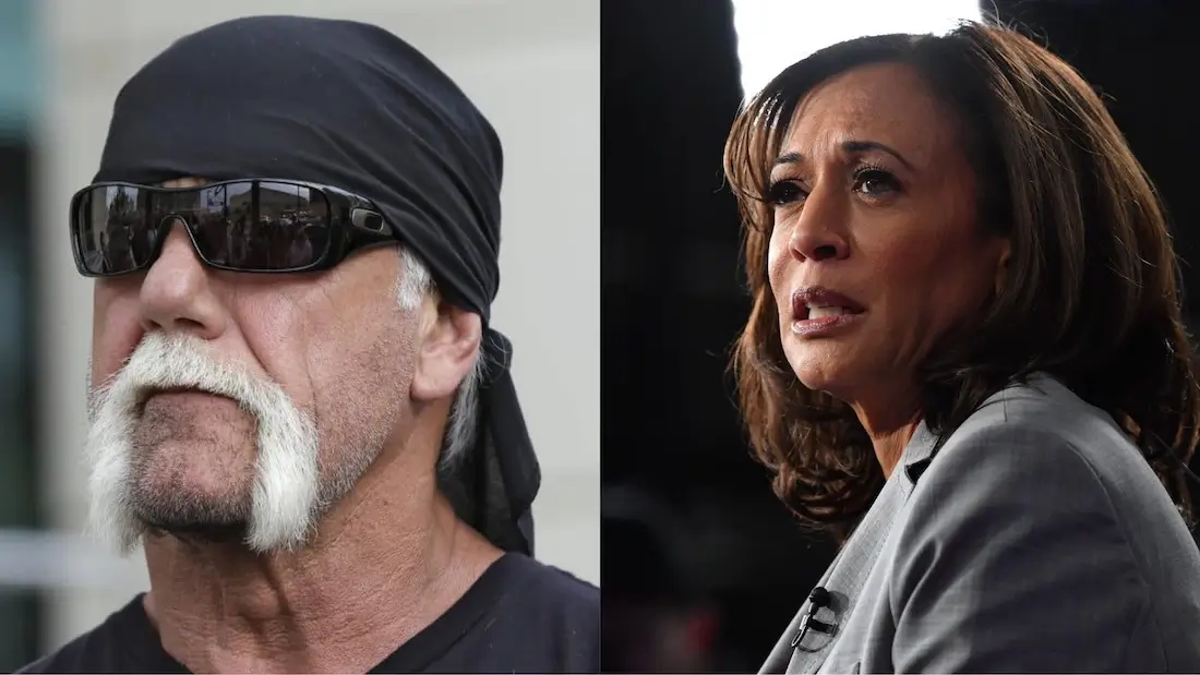 Hulk Hogan’s Wild Body Slam Suggestion for Kamala Harris Leaves His Biopic on the Cutting Room Floor (Photos: AP Photo/Chris O