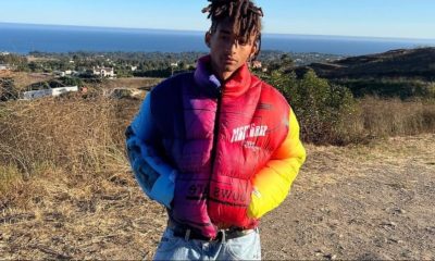 Jaden Smith reflects on weight loss journey with side-by-side photos.