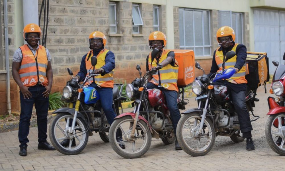 Jumia delivery motor bikes