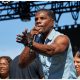 LOS ANGELES, CALIFORNIA - JULY 25: Kirk Franklin Performs at The Skid Row Revitalization Project Street Festival on July 25, 2022 in Los Angeles, California. (Photo by Unique Nicole/Getty Images)