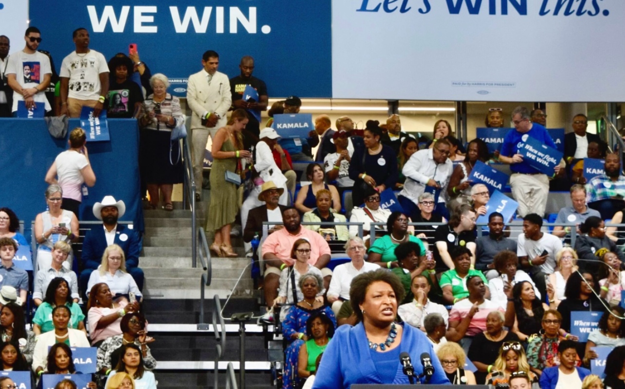 Stacey Abrams Is A Class Act At Kamala Harris Rally In Atlanta