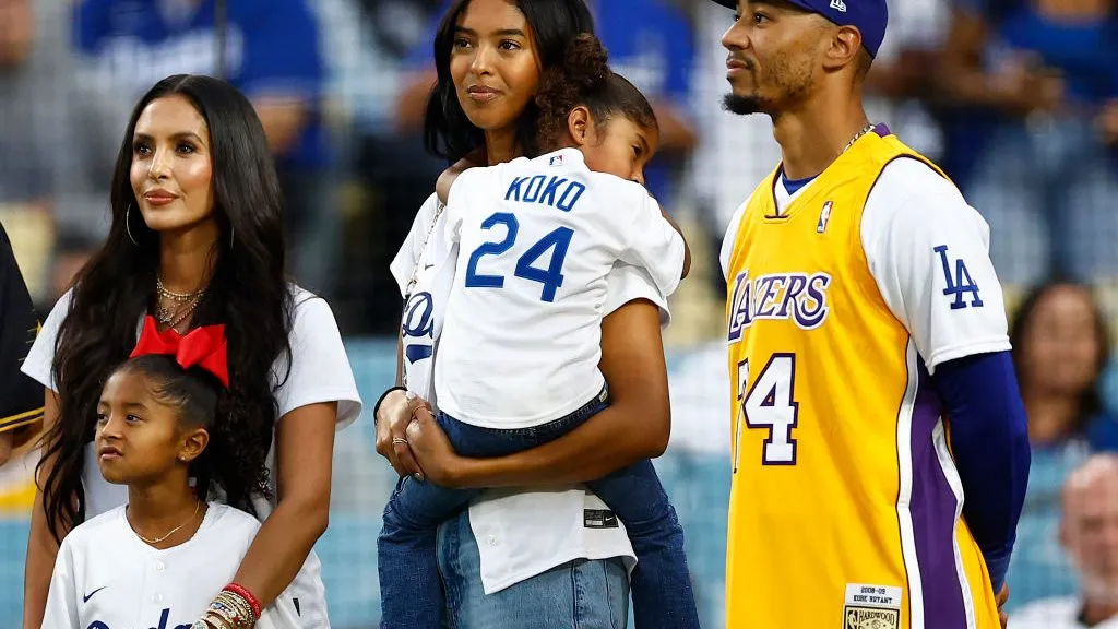 Vanessa Bryant, Natalia Bryant, Bianka Bryant, Mookie Betts, Kobe Bryant, Los Angeles, Dodgers, The Lakers, theGrio.com