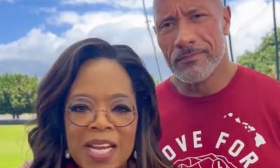 Oprah Winfery teams up with The Rock to help give back to Maui residents following the wildfires.