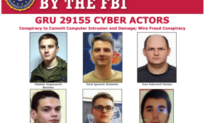 The six Russian nationals indicted by the U.S. Department of Justice for hacking Ukrainian government agency, a U.S. government agency, and other targets, using the WhisperGate malware.