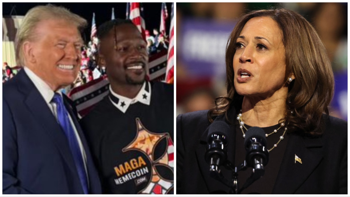 antonio brown slammed over kamala harris attacks