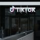 TikTok logo above the company