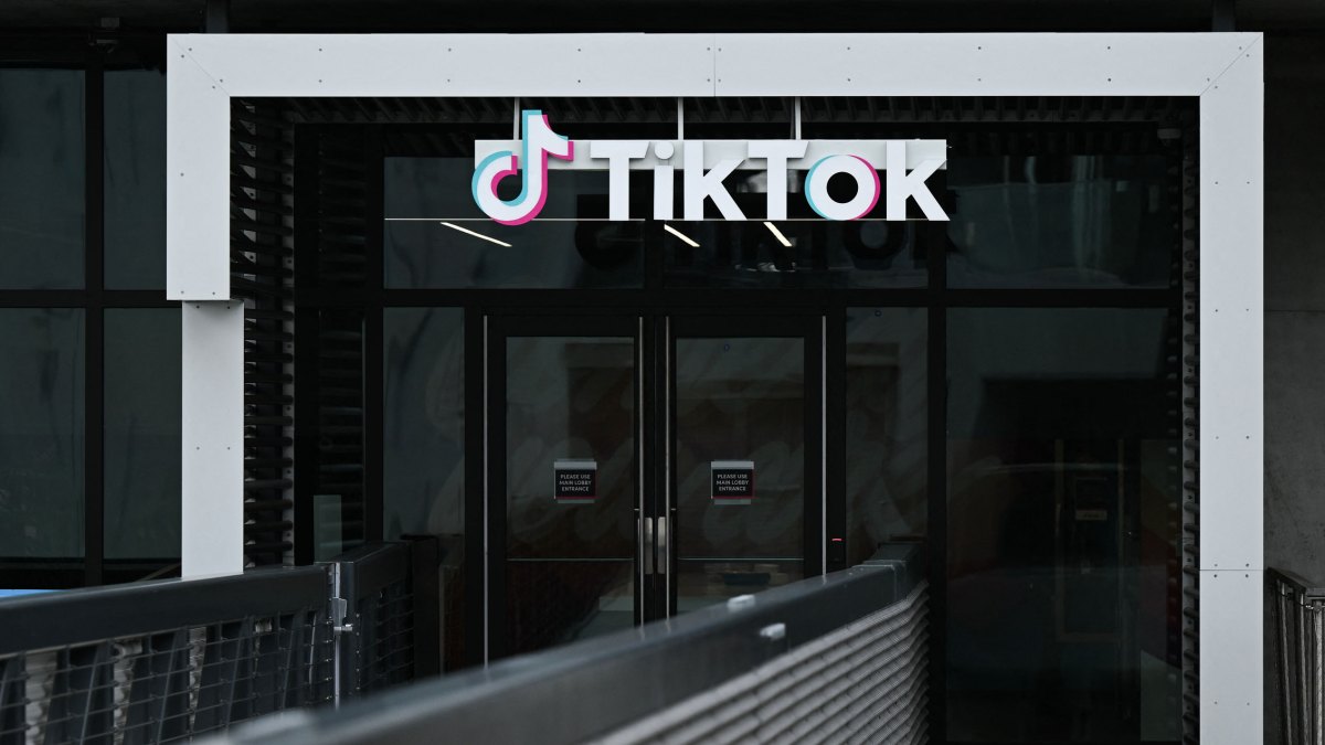 TikTok logo above the company