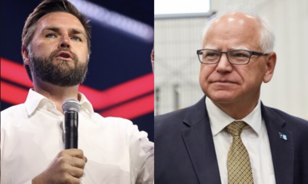 JD Vance, Tim Walz