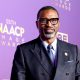 LOS ANGELES, CALIFORNIA - MARCH 16: Derrick Johnson, President & CEO of NAACP, poses in the press room during the 55th NAACP Image Awards at Shrine Auditorium and Expo Hall on March 16, 2024 in Los Angeles, California. (Photo by Robin L Marshall/Getty Images for BET)