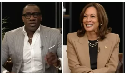 Kamala Harris with Shannon Sharpe