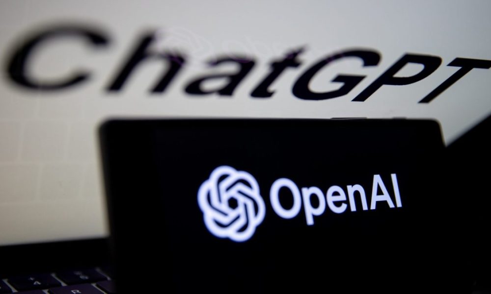 OpenAI and ChatGPT logos