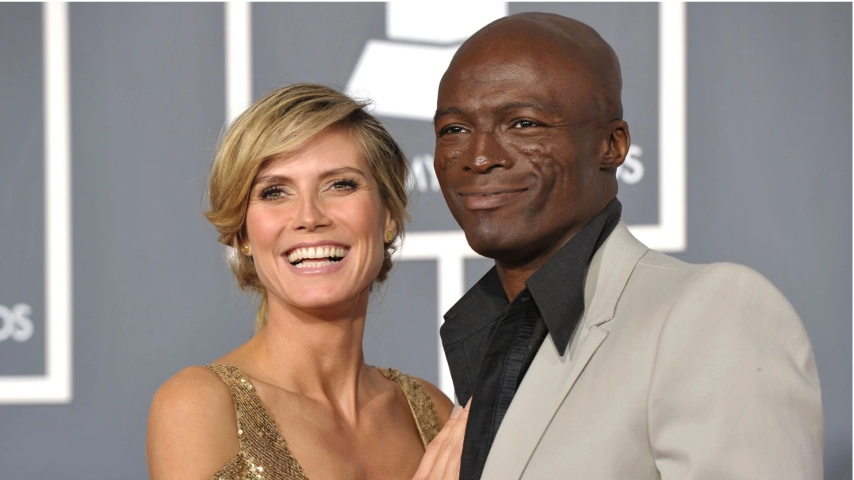 Model Heidi Klum and singer Seal arrive at The 53rd Annual GRAMMY Awards held at Staples Center on February 13, 2011 in Los Angeles, California. (Photo by John Shearer/WireImage)