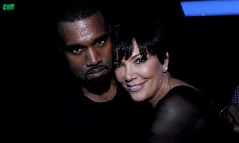 Kanye West and Kris Jenner