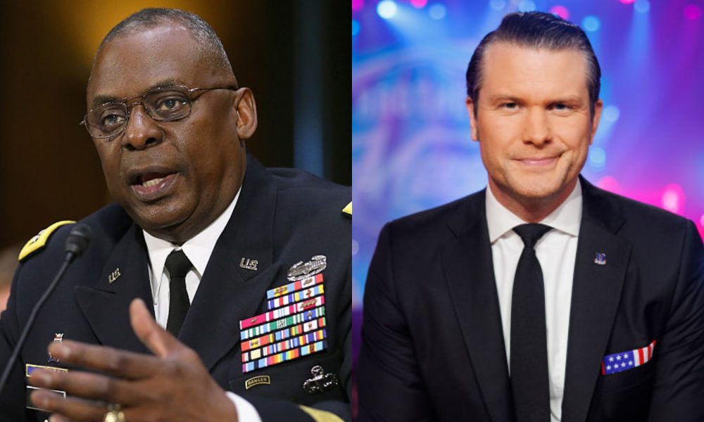 Lloyd Austin and Pete Hegseth